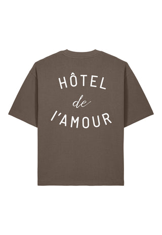 T-shirt Boxy Brodé "Hôtel de l’Amour"