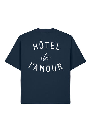T-shirt Boxy Brodé "Hôtel de l’Amour"