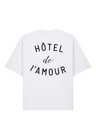 T-shirt Boxy Brodé "Hôtel de l’Amour"