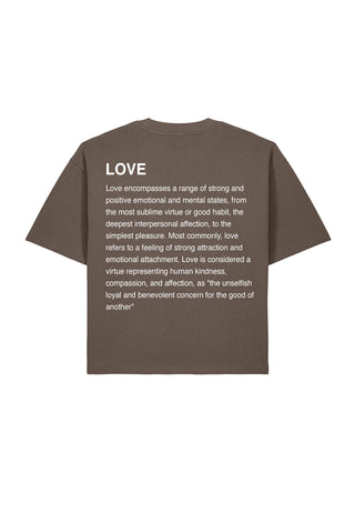 T-shirt Boxy "Love Definition"