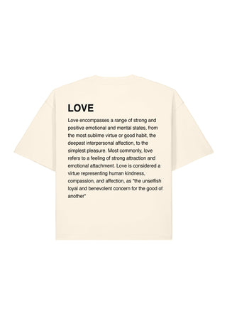 T-shirt Boxy "Love Definition"