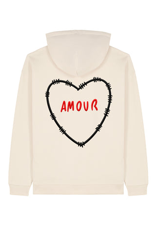 Hoodie Oversize Brodé "Amour"