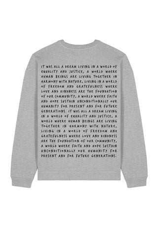 Sweatshirt Oversize "It Was All a Dream"