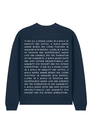 Sweatshirt Oversize "It Was All a Dream"