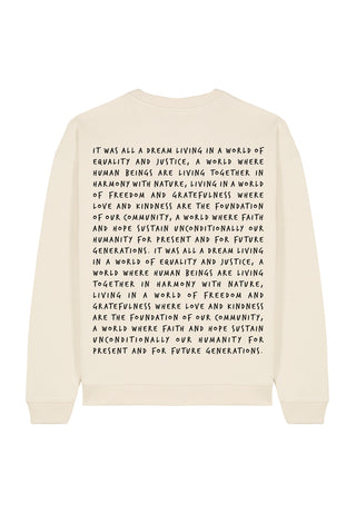 Sweatshirt Oversize "It Was All a Dream"