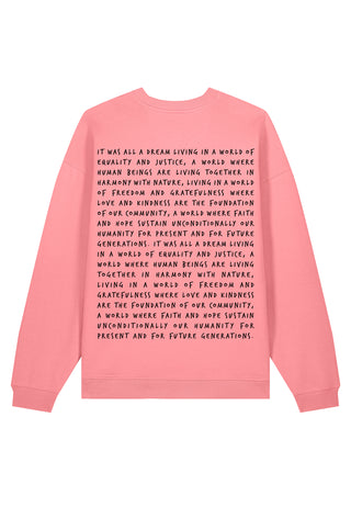 Sweatshirt Oversize "It Was All a Dream"