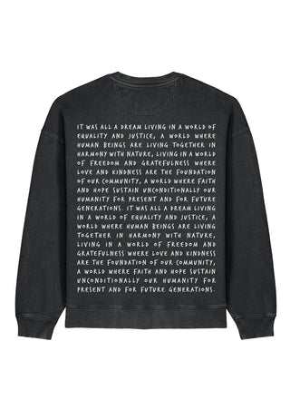 Sweatshirt Oversize "It Was All a Dream"