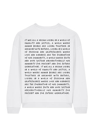 Sweatshirt Oversize "It Was All a Dream"
