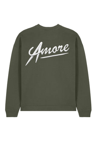 Sweatshirt Oversize Brodé "Amore"
