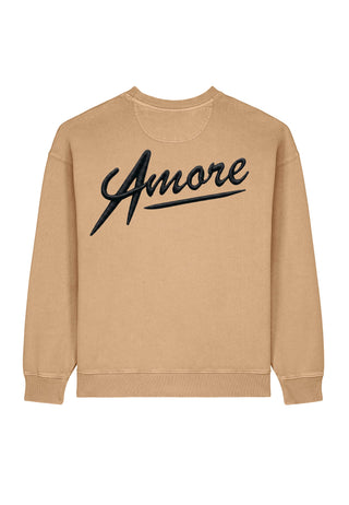 Sweatshirt Oversize Brodé "Amore"