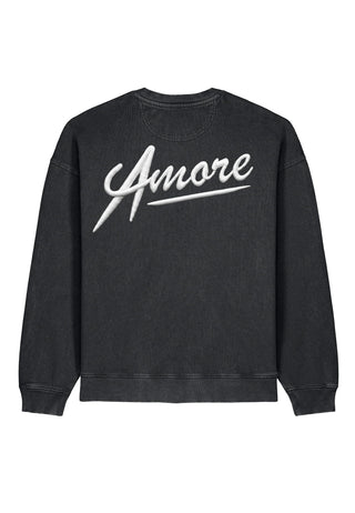 Sweatshirt Oversize Brodé "Amore"
