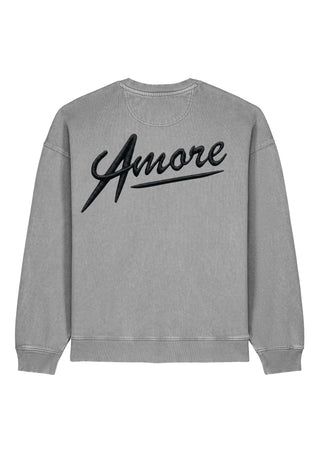 Sweatshirt Oversize Brodé "Amore"
