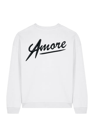 Sweatshirt Oversize Brodé "Amore"