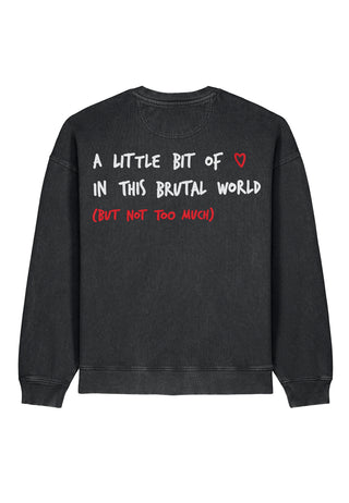 Sweatshirt Oversize Brodé "Brutal"
