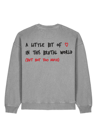 Sweatshirt Oversize Brodé "Brutal"