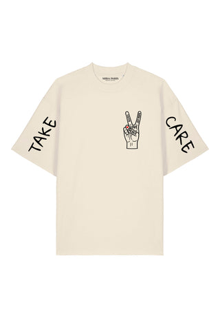 T-shirt Oversize "Take Care"
