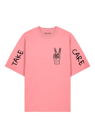 T-shirt Oversize "Take Care"