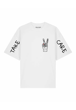 T-shirt Oversize "Take Care"