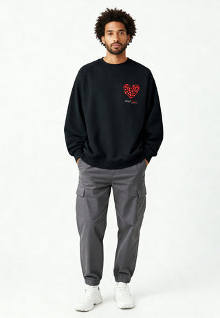 Sweatshirt Raglan Brodé "Sweetheart"