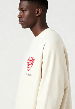 Sweatshirt Raglan Brodé "Sweetheart"