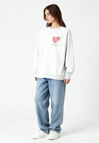 Sweatshirt Raglan Brodé "Sweetheart"