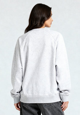 Sweatshirt Raglan Brodé "Love"