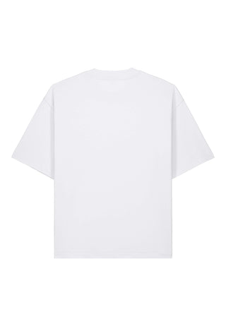 T-shirt Boxy Brodé "Life is Short"