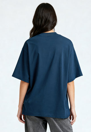 T-shirt Boxy Brodé "Life is Short"