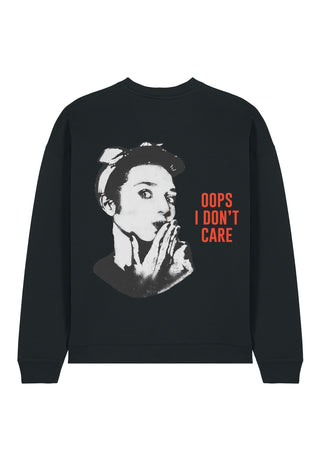 Sweatshirt Oversize "Oops I Don't Care"