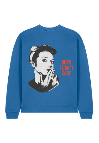 Sweatshirt Oversize "Oops I Don't Care"