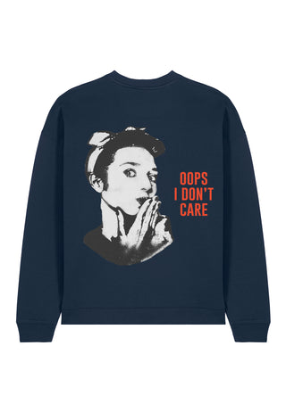 Sweatshirt Oversize "Oops I Don't Care"