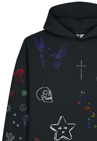 Hoodie Boxy "Flash Tattoo 1"