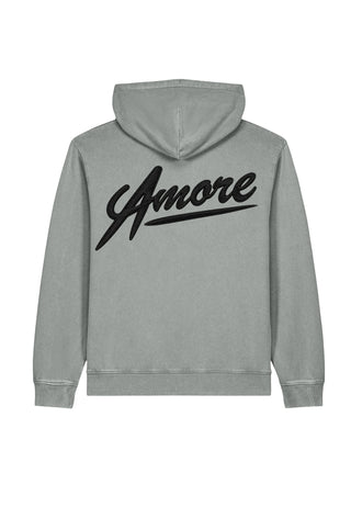Hoodie Vintage Brodé "Amore"