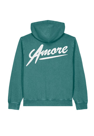 Hoodie Vintage Brodé "Amore"