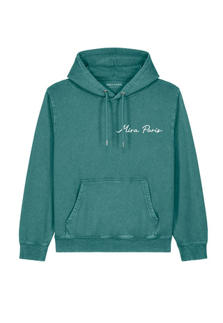Hoodie Vintage Brodé "Amour"