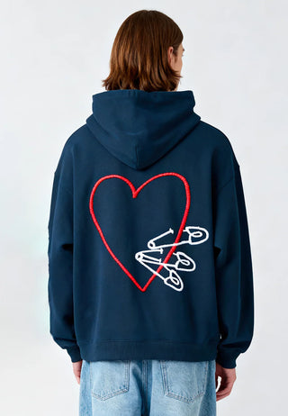 Hoodie Oversize Brodé "Pins"