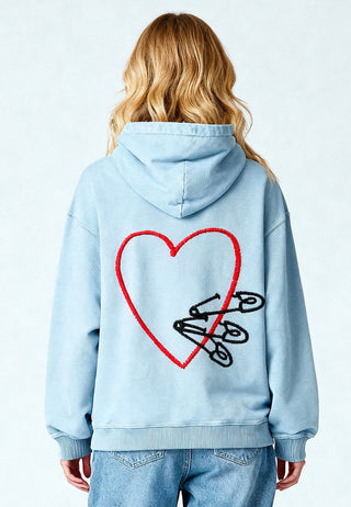 Hoodie Oversize Brodé "Pins"