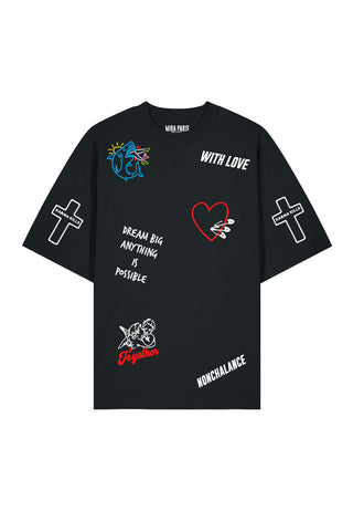 T-shirt Oversize "Tattoo Be Kind"