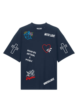 T-shirt Oversize "Tattoo Be Kind"