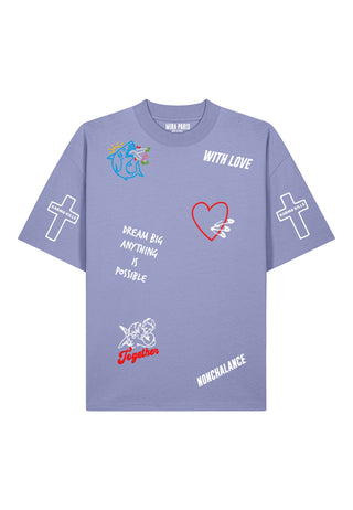 T-shirt Oversize "Tattoo Be Kind"