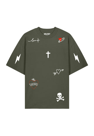 T-shirt Oversize "Tattoo Mi Amor"