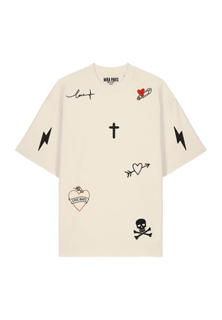T-shirt Oversize "Tattoo Mi Amor"