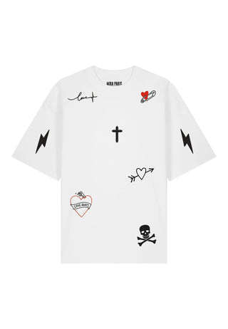 T-shirt Oversize "Tattoo Mi Amor"