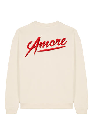 Sweatshirt Oversize Brodé "Amore"