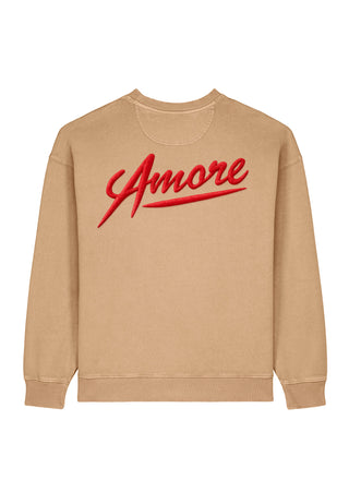 Sweatshirt Oversize Brodé "Amore"