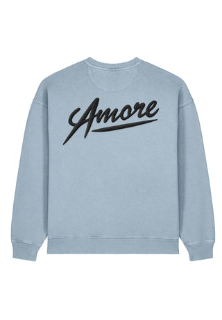 Sweatshirt Oversize Brodé "Amore"