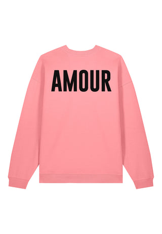 Sweatshirt Oversize Brodé "Amour"