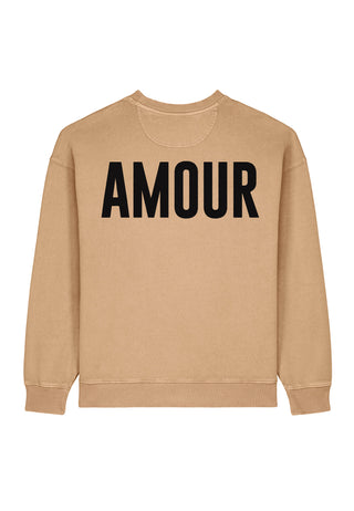 Sweatshirt Oversize Brodé "Amour"