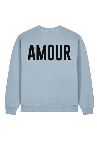 Sweatshirt Oversize Brodé "Amour"