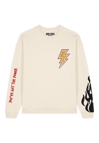 Sweatshirt Oversize Brodé "Power"